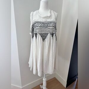 White boho dress